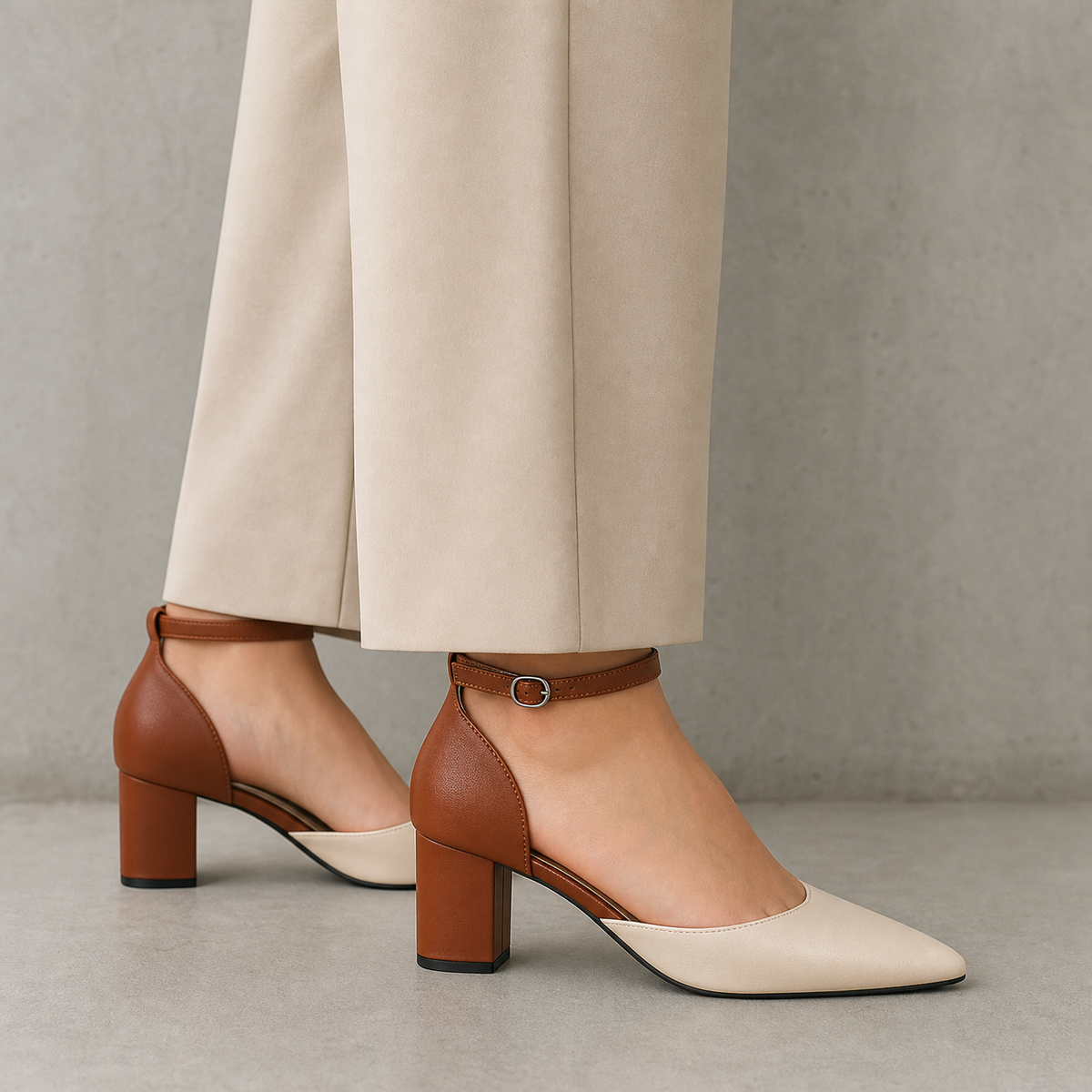 Stylish Women's Ankle Strap Pumps for Everyday Wear and Special Occasions