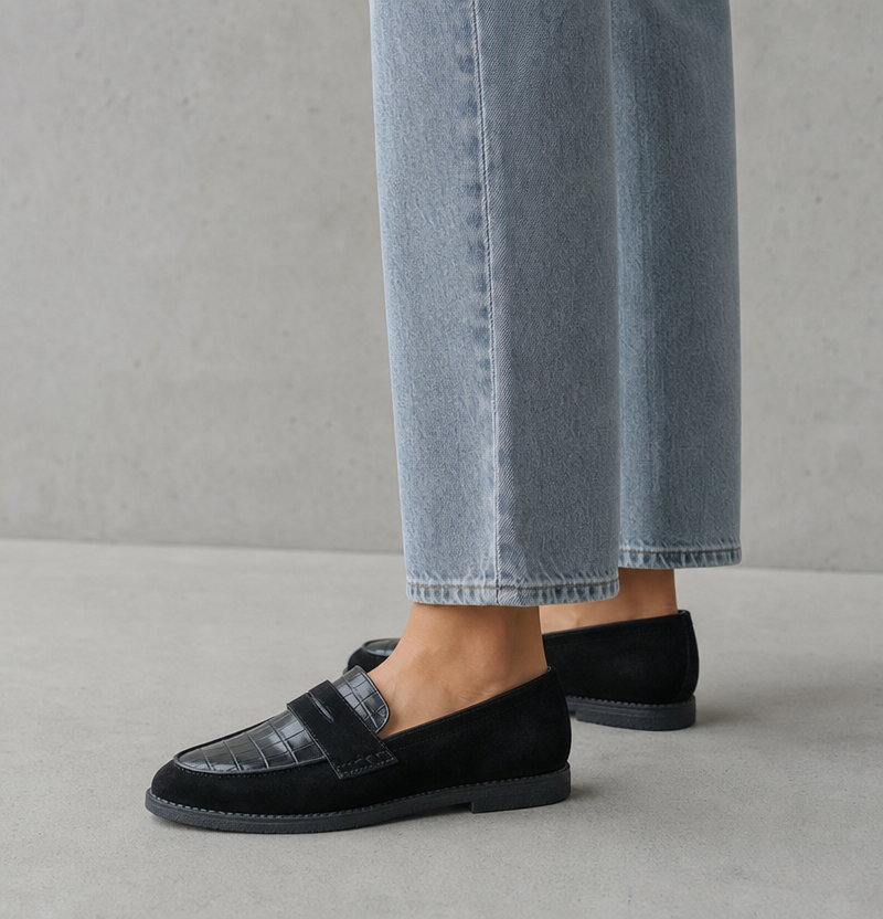 Elegant Women's Orthopedic Penny Loafers for Effortless Everyday Style and Comfort