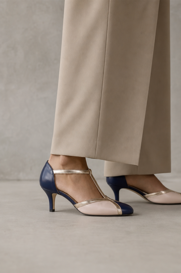 Comfortable Women's T-Strap Pumps for Effortless Everyday Elegance