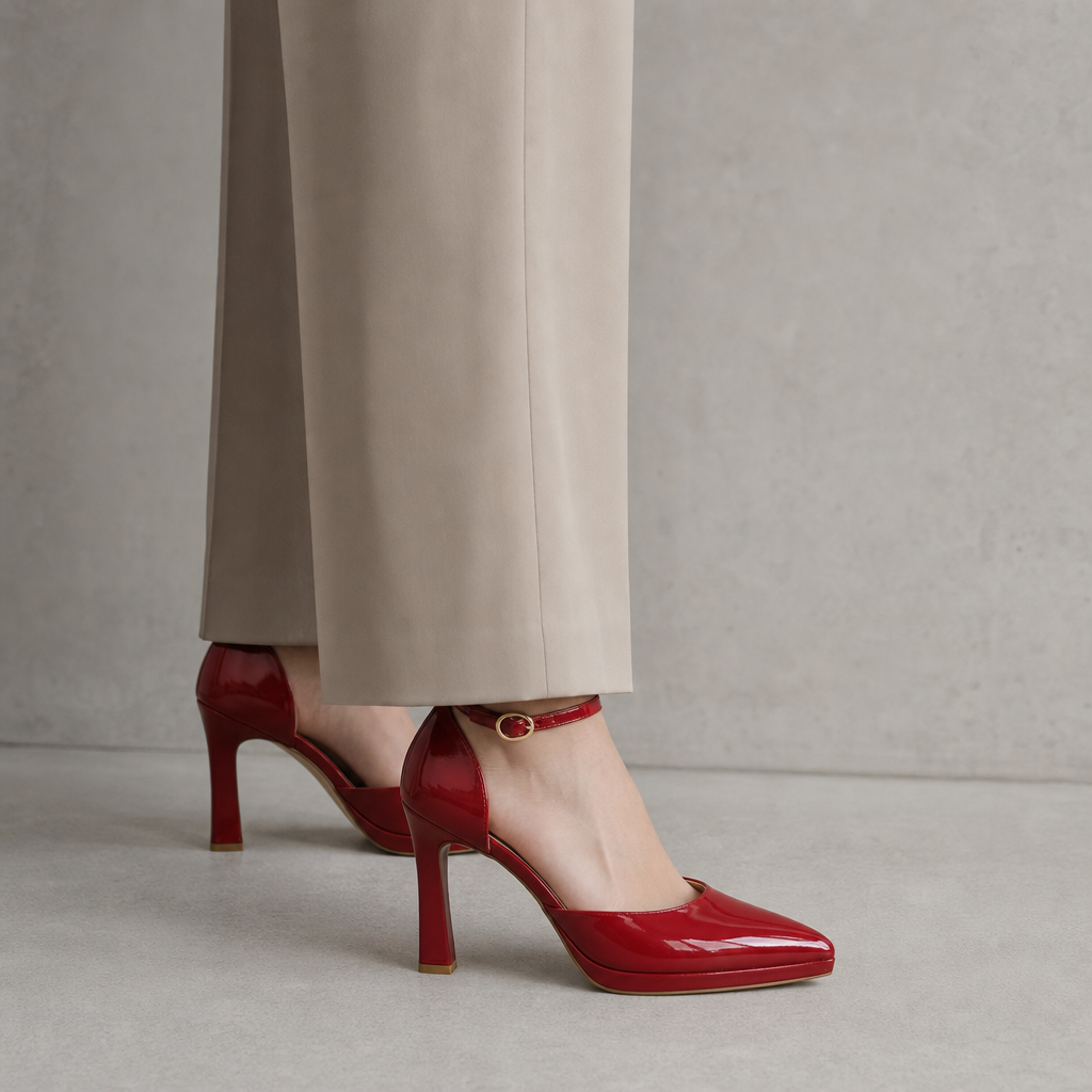 Elegant Ankle Strap Pumps for Women with a Modern, Timeless Design