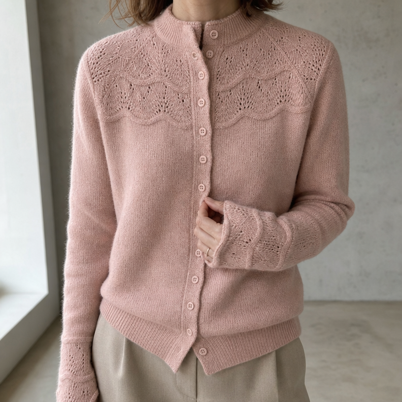 Elegant Women's Mock Neck Thumbhole Cardigan for Effortless Everyday Style and Comfort