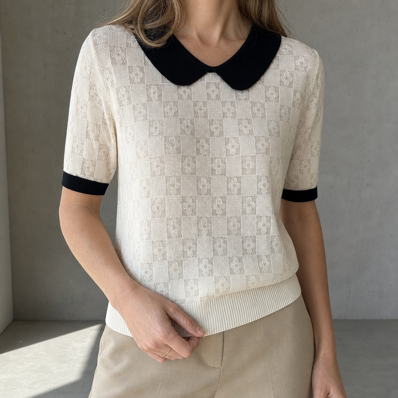Stylish Women's Peter Pan Pullover for Everyday Wear and Special Occasions