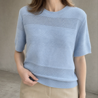 Stylish Women's V-Neck Knit Pullover Designed for All-Day Comfort and Ease