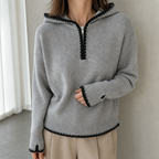 Stylish Women's Hooded Zip Pullover for Everyday Wear and Special Occasions