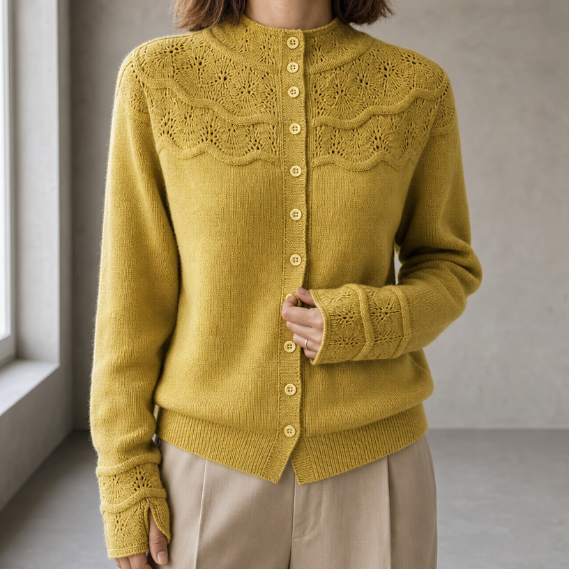 Elegant Women's Mock Neck Thumbhole Cardigan for Effortless Everyday Style and Comfort
