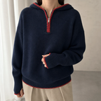 Stylish Women's Hooded Zip Pullover for Everyday Wear and Special Occasions