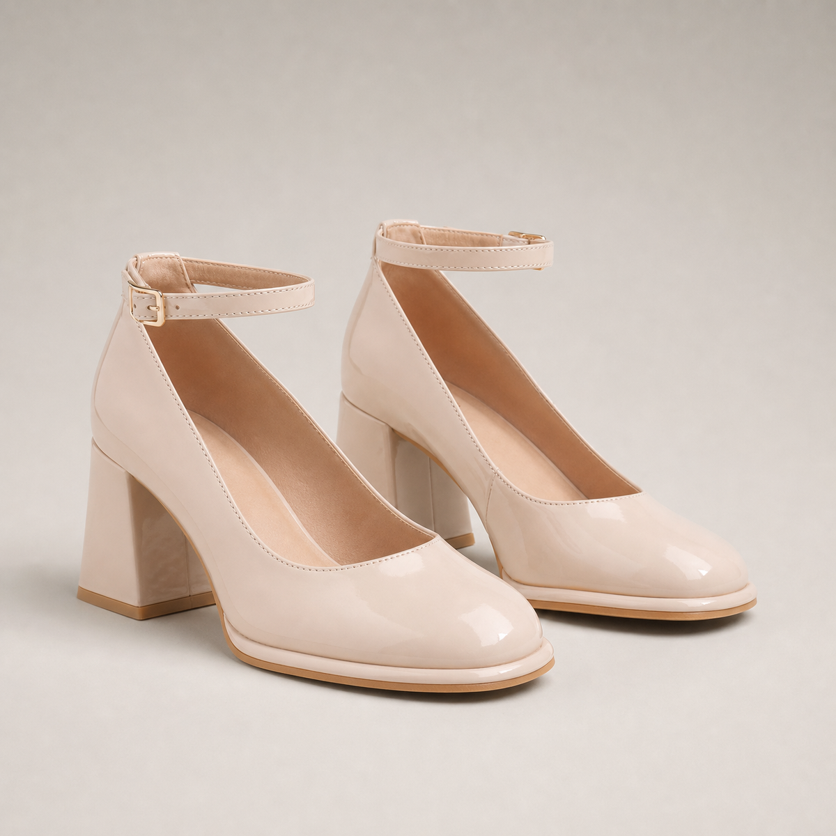 Comfortable Women's Ankle Strap Pumps with a Chic, Sophisticated Everyday Look