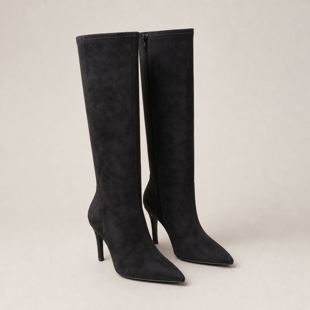 Comfortable Women's Pointed Toe Stiletto Boots for Cozy Autumn Days and Easy Styling