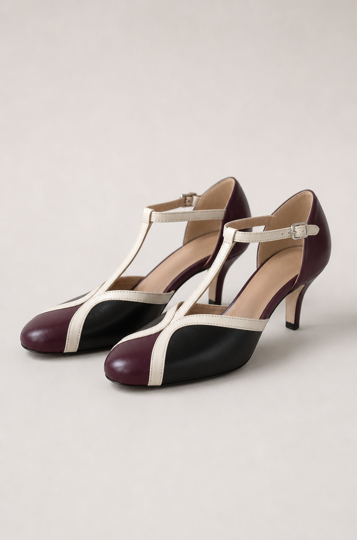 Comfortable Women's T-Strap Pumps for Effortless Everyday Elegance
