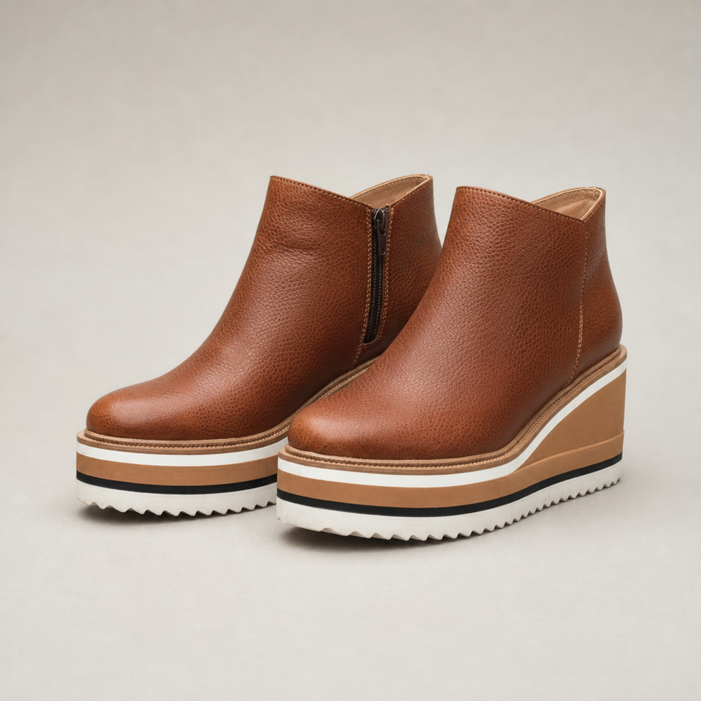 Comfortable Women's Wedge Ankle Boots for Cozy Autumn Days and Easy Styling