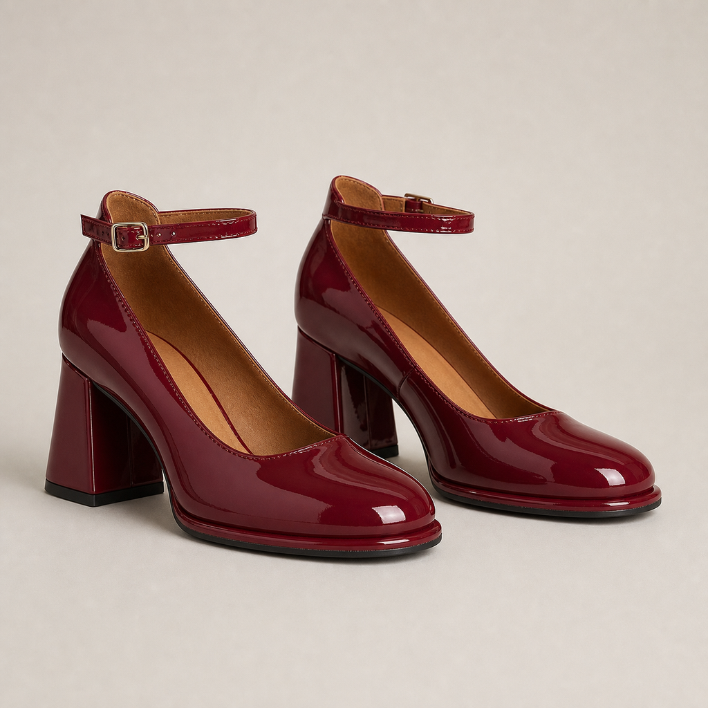 Comfortable Women's Ankle Strap Pumps with a Chic, Sophisticated Everyday Look