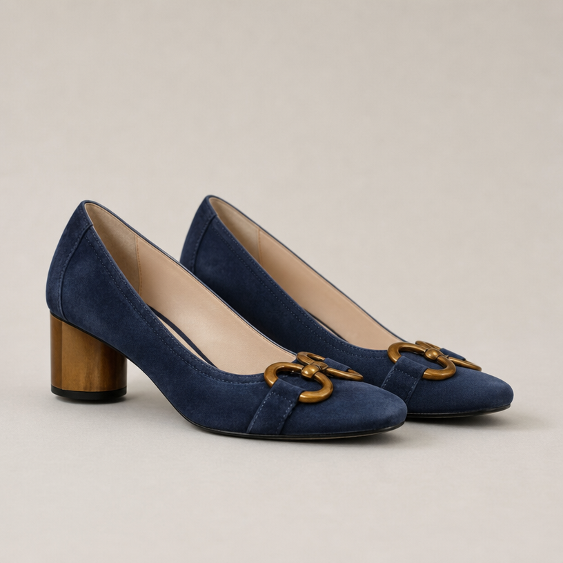 Elegant Women's Orthopedic Block Heel Pumps for Effortless Everyday Style and Comfort