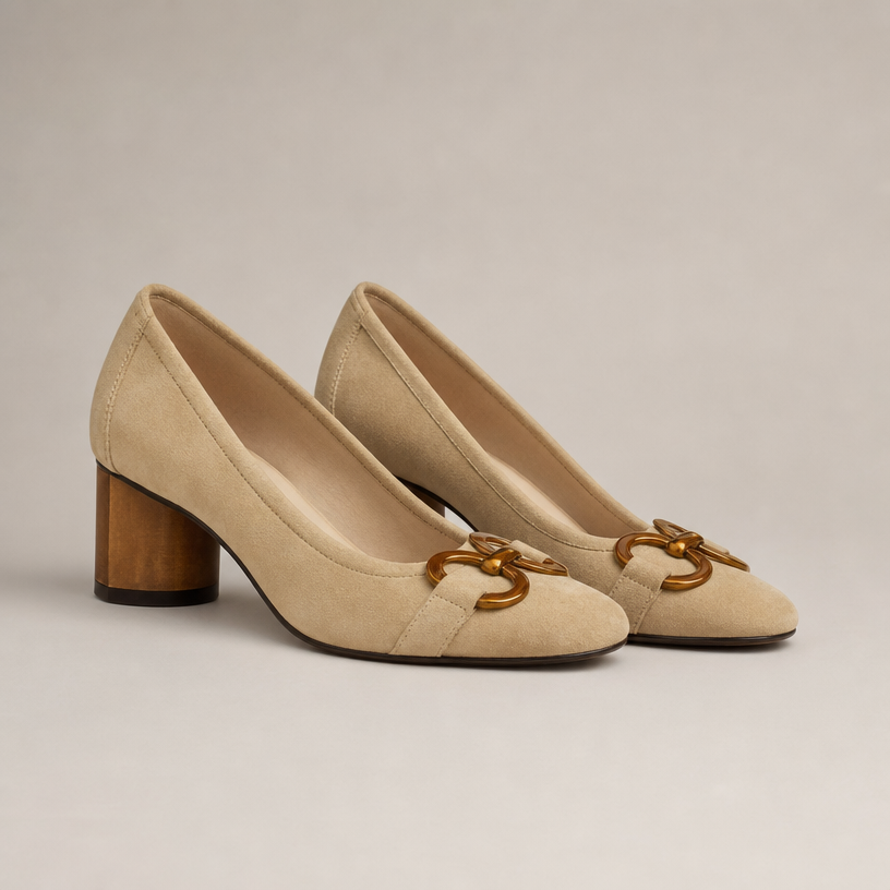 Elegant Women's Orthopedic Block Heel Pumps for Effortless Everyday Style and Comfort