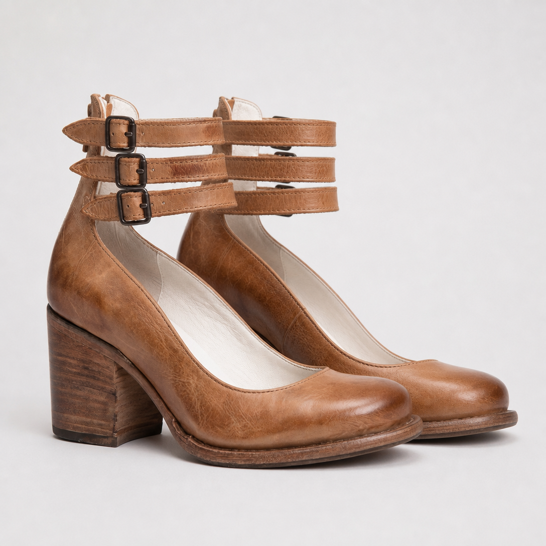 Elegant Women's Ankle Strap Pumps for Effortless Everyday Style and Comfort