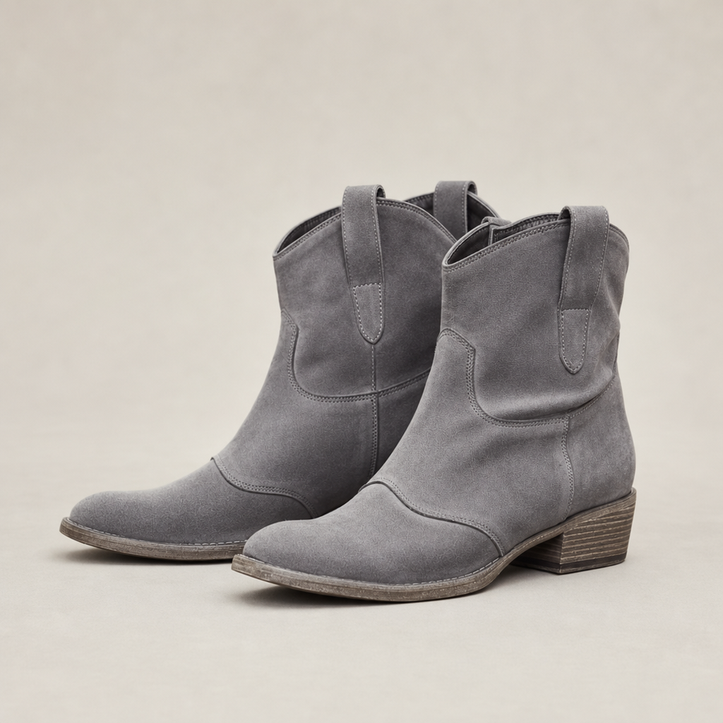 Comfortable Women's Western Ankle Boots for Cozy Autumn Days and Easy Styling