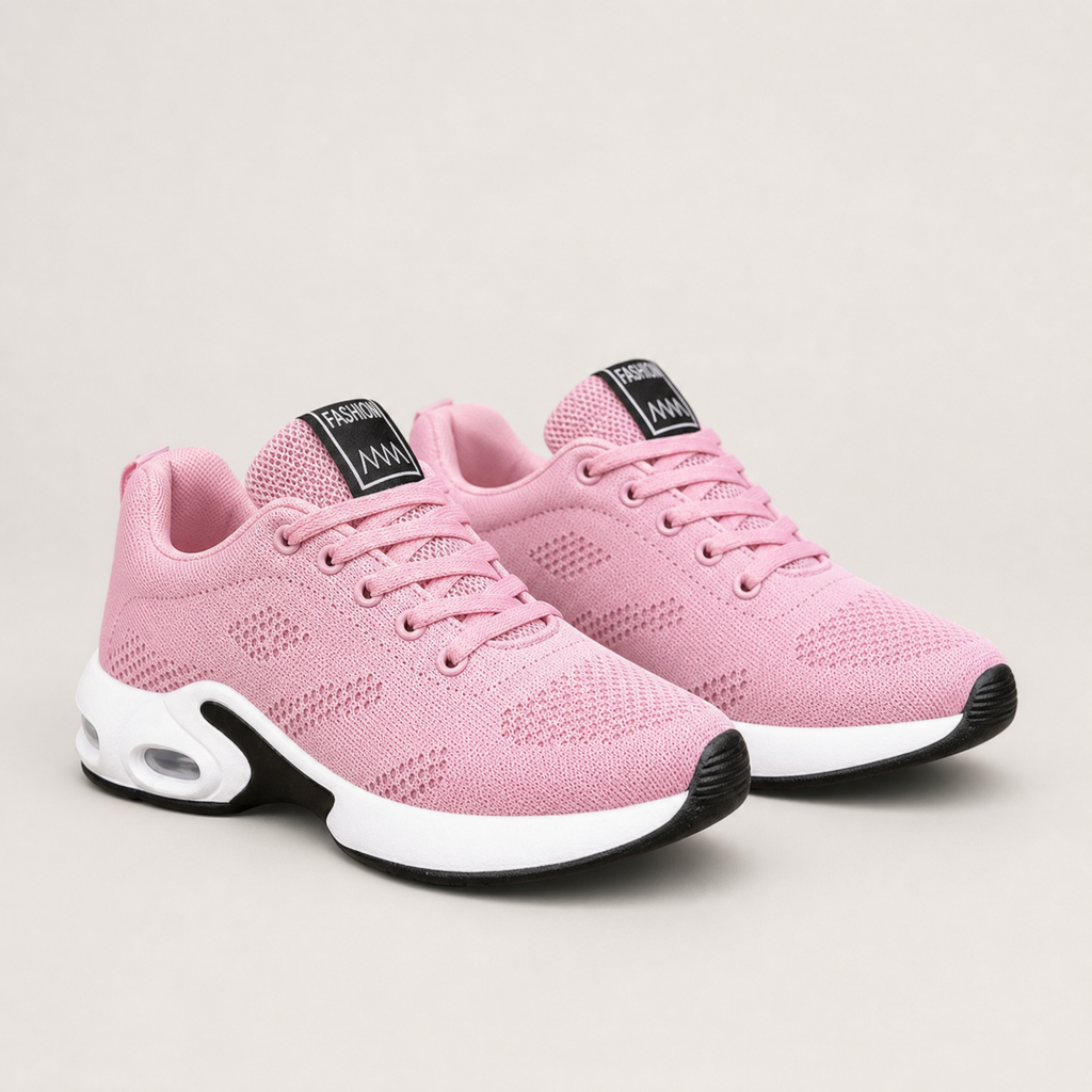 Elegant Women's Orthopedic Lace-Up Sneakers for Effortless Everyday Style and Comfort