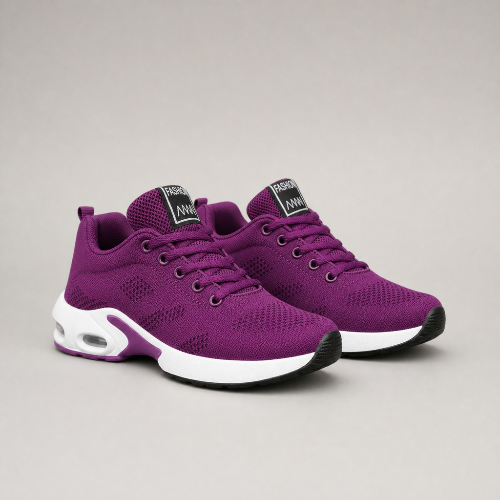 Elegant Women's Orthopedic Lace-Up Sneakers for Effortless Everyday Style and Comfort