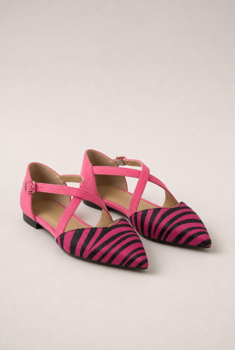 Elegant Women's Cross-Strap Flats for Effortless Everyday Style and Comfort