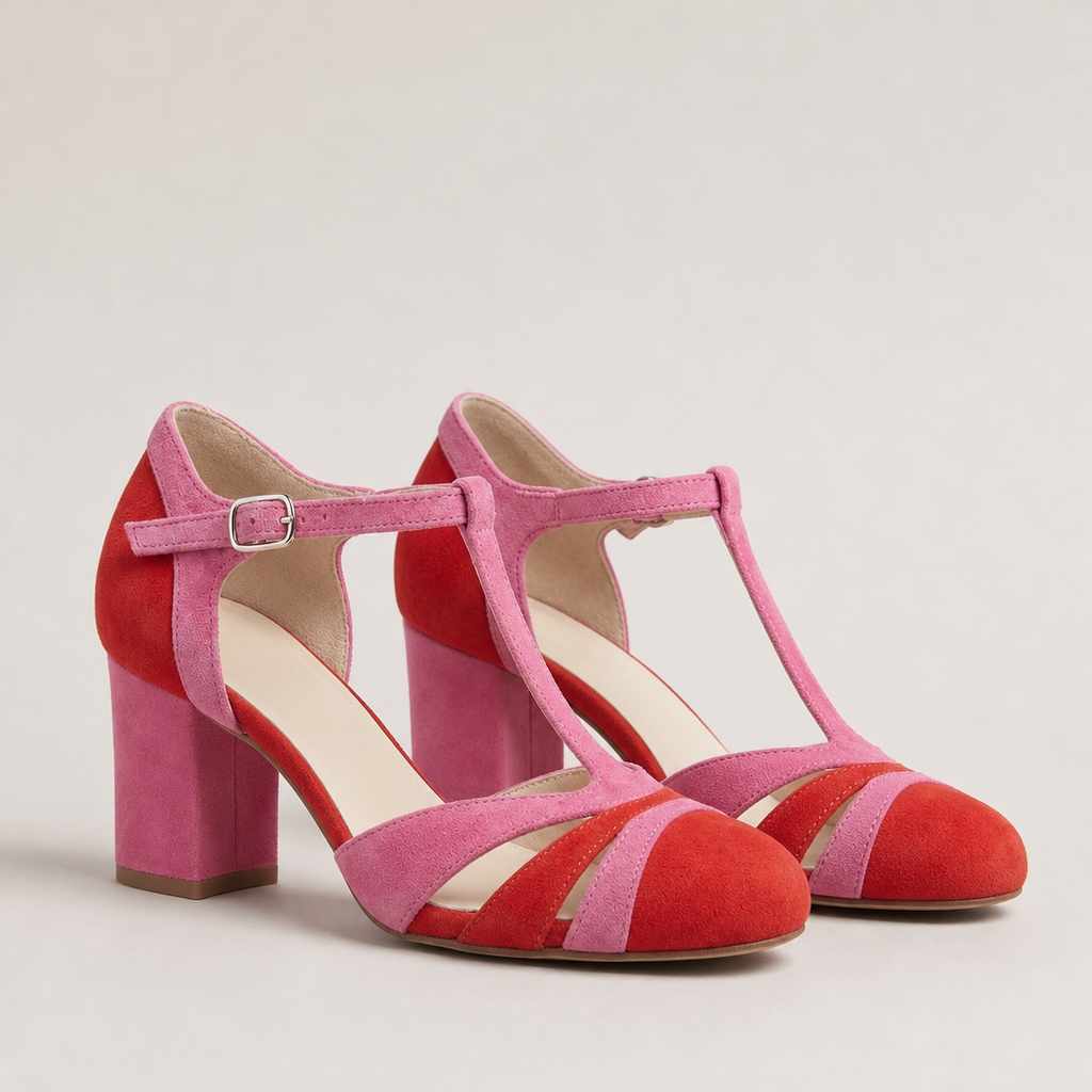 Stylish Women's T-Strap Pumps Designed for All-Day Comfort and Ease
