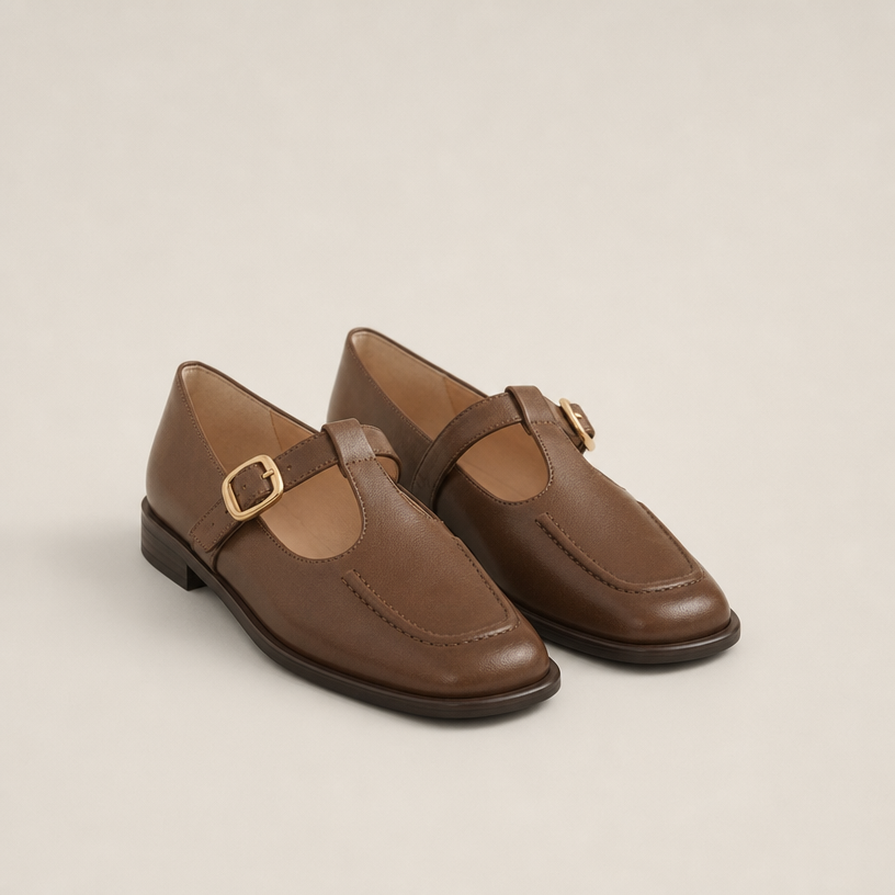 Elegant Women's T-Strap Mary Janes for Effortless Everyday Style and Comfort