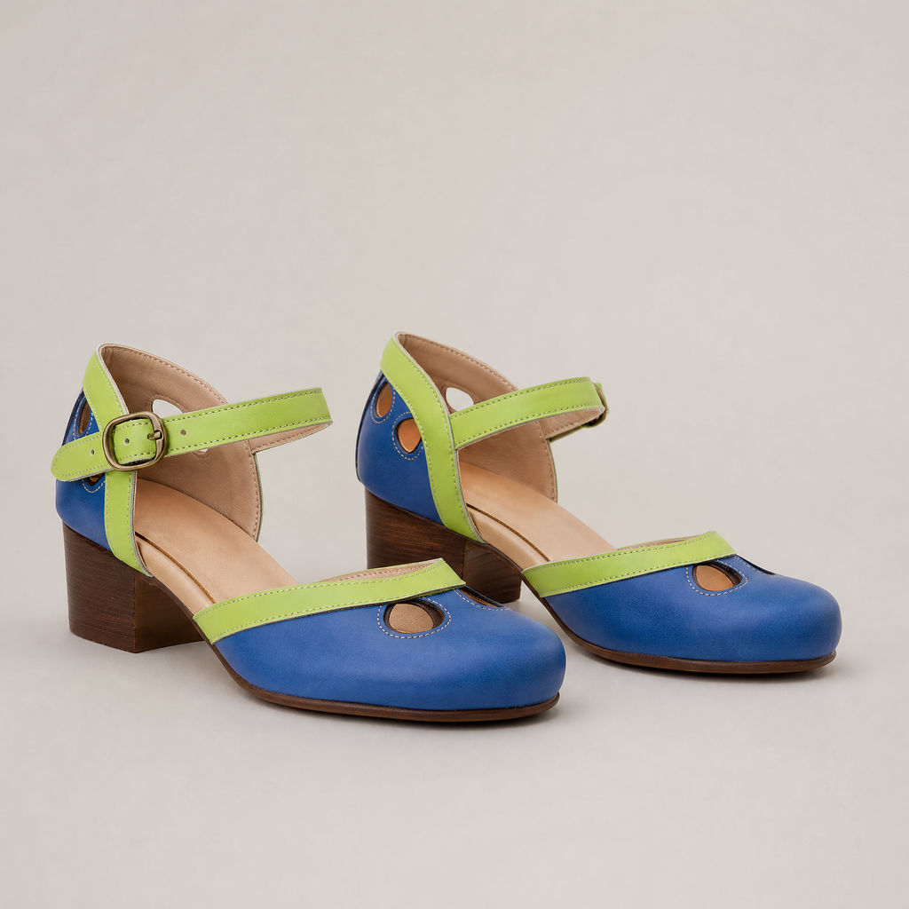Elegant Women's Orthopedic Ankle Strap Pumps for Effortless Everyday Style and Comfort