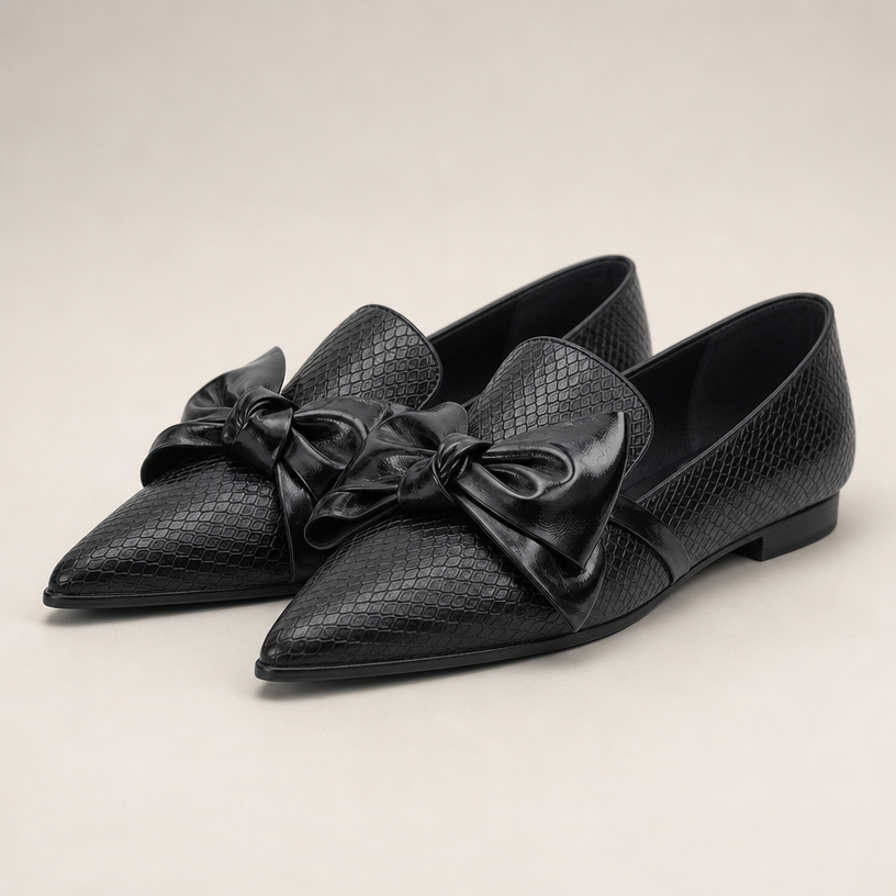 Elegant Women's Bow Loafers for Effortless Everyday Style and Comfort