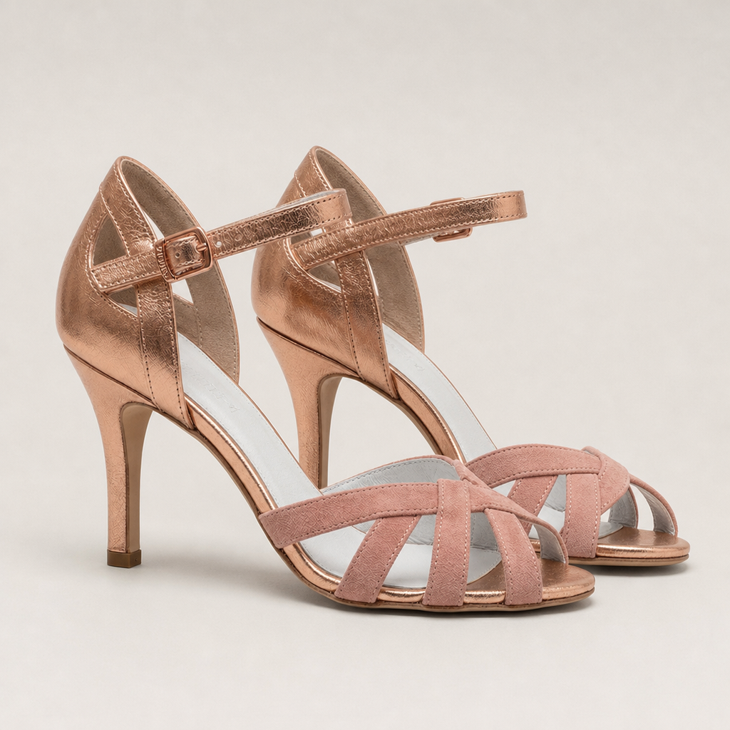 Stylish Women's Orthopedic Ankle Strap Heels for Warm Summer Days and Easy Evenings