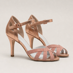 Stylish Women's Orthopedic Ankle Strap Heels for Warm Summer Days and Easy Evenings