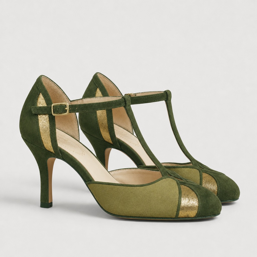 Elegant Women's T-Strap Pumps for Effortless Everyday Style and Comfort