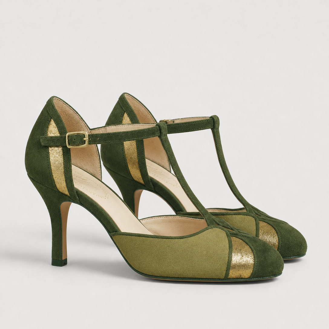 Elegant Women's T-Strap Pumps for Effortless Everyday Style and Comfort