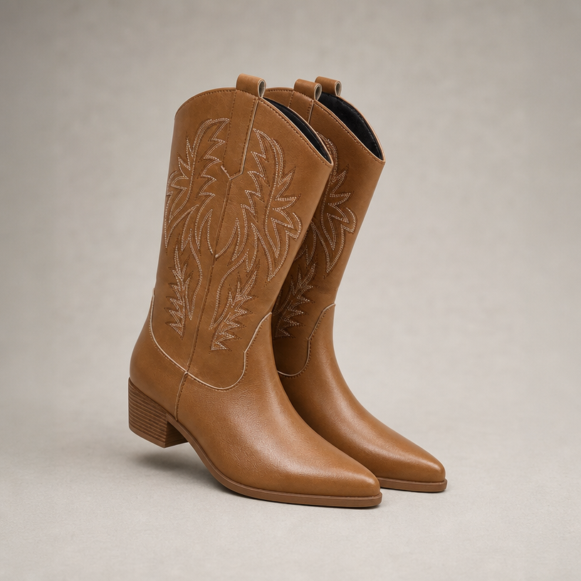 Comfortable Women's Cowboy Boots for Cozy Autumn Days and Easy Styling