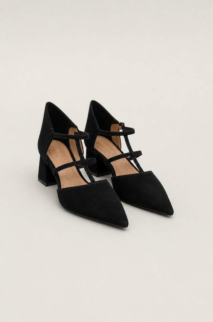 Elegant Women's Multi-Strap Pumps for Effortless Everyday Style and Comfort