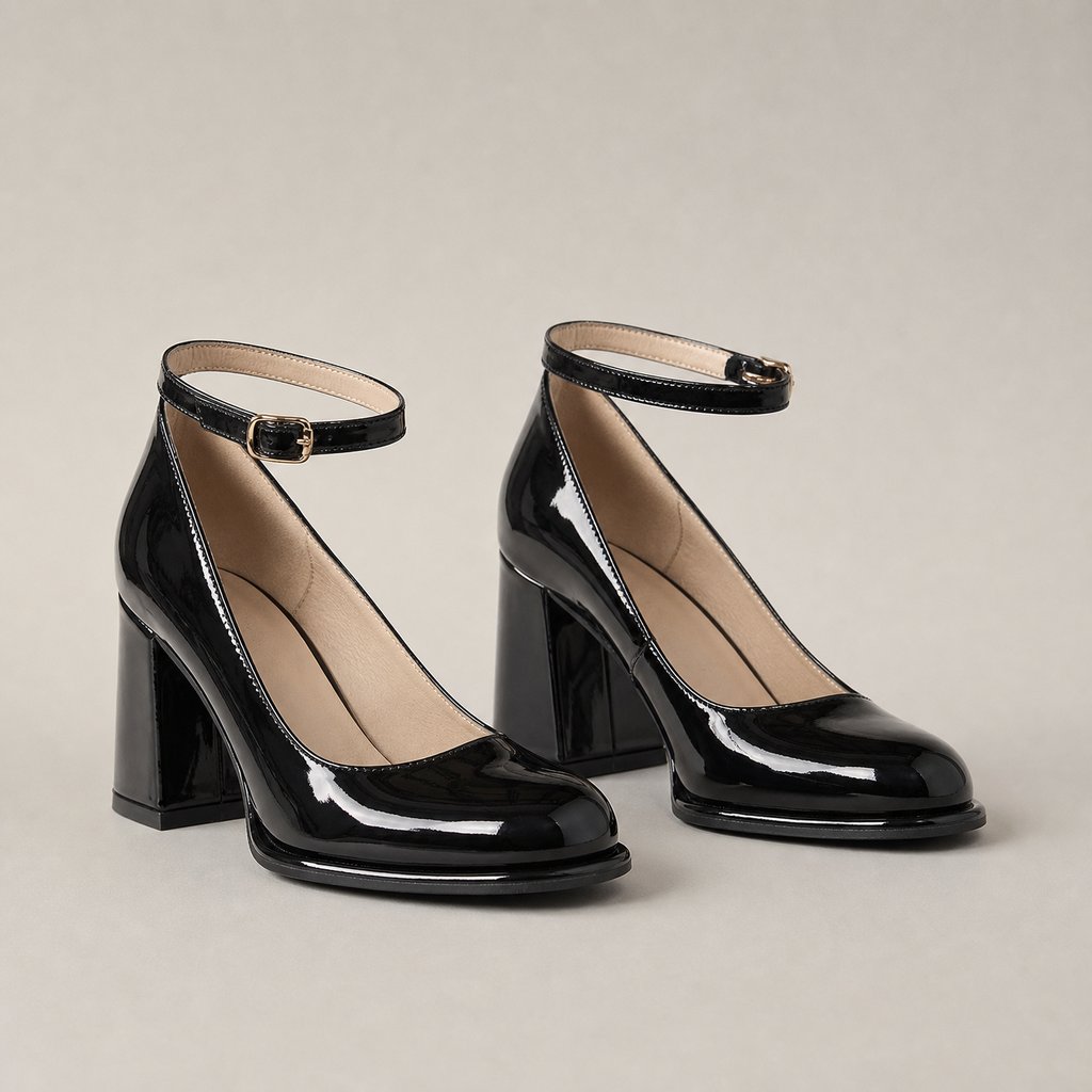 Comfortable Women's Ankle Strap Pumps with a Chic, Sophisticated Everyday Look