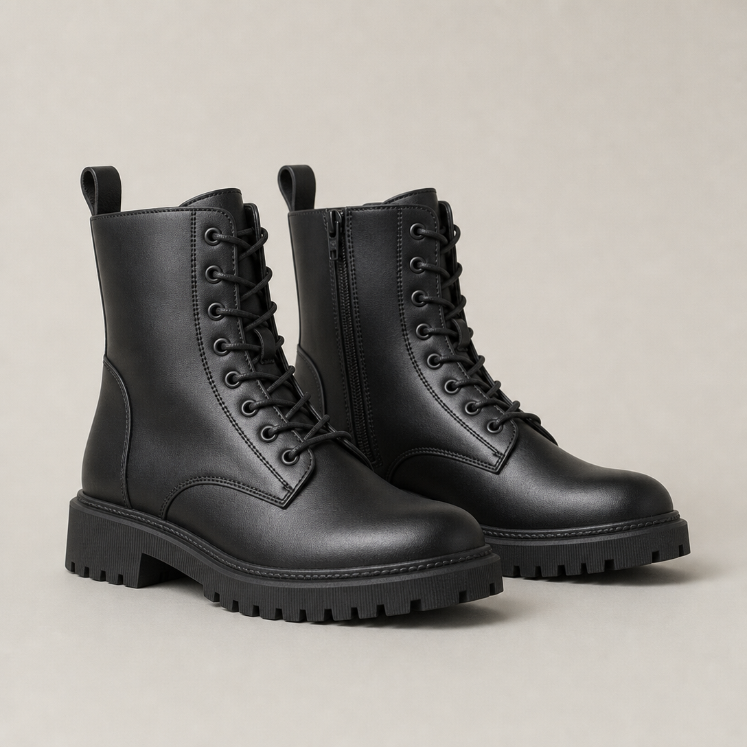 Comfortable Women's Lace-Up Ankle Boots for Cozy Autumn Days and Easy Styling