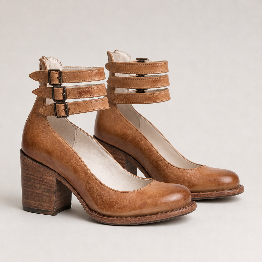 Elegant Women's Ankle Strap Pumps for Effortless Everyday Style and Comfort