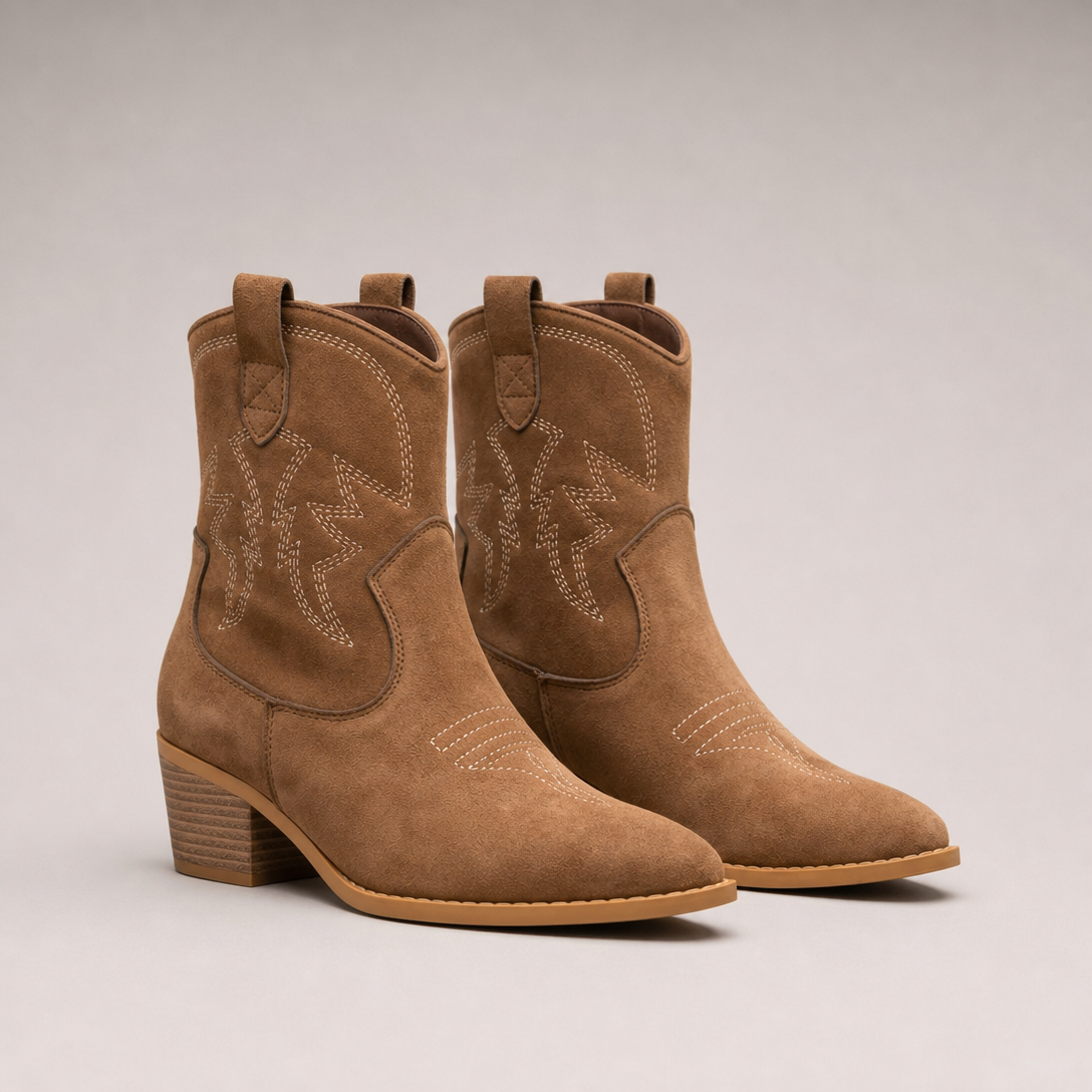 Elegant Women's Western Ankle Boots for a Sophisticated Autumn Look