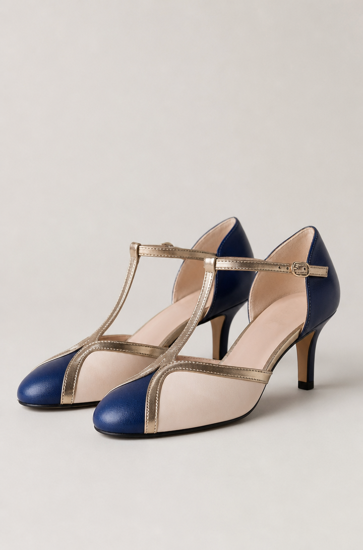 Comfortable Women's T-Strap Pumps for Effortless Everyday Elegance