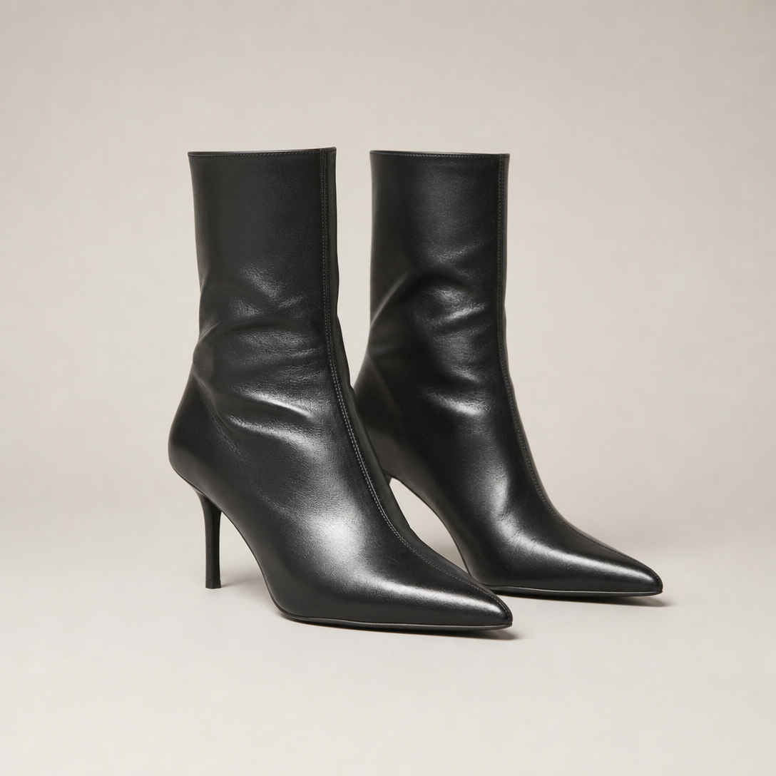 Stylish Women's Pointed Ankle Boots Designed for All-Day Comfort and Ease