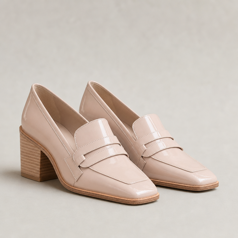 Elegant Women's Heeled Loafers for Effortless Everyday Style and Comfort