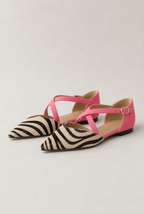 Elegant Women's Cross-Strap Flats for Effortless Everyday Style and Comfort