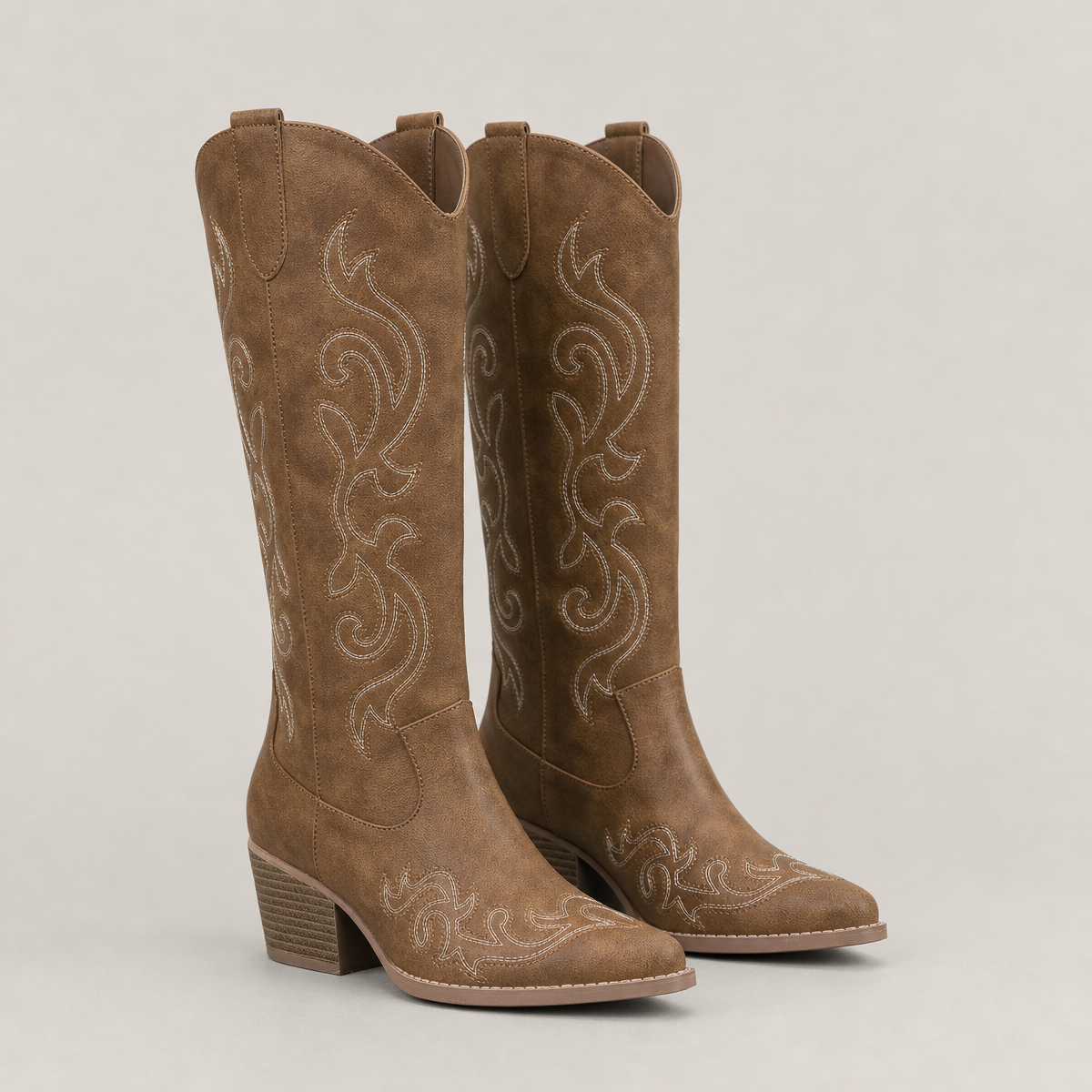 Comfortable Women's Pointed Cowboy Boots for Cozy Autumn Days and Easy Styling