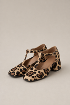 Elegant Women's Ankle T-Strap Pumps for Effortless Everyday Style and Comfort