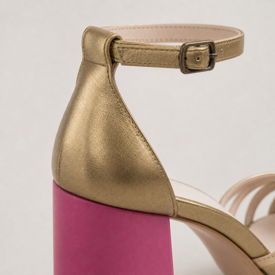 Stylish Women's Block Heel Sandals for Warm Summer Days and Easy Evenings