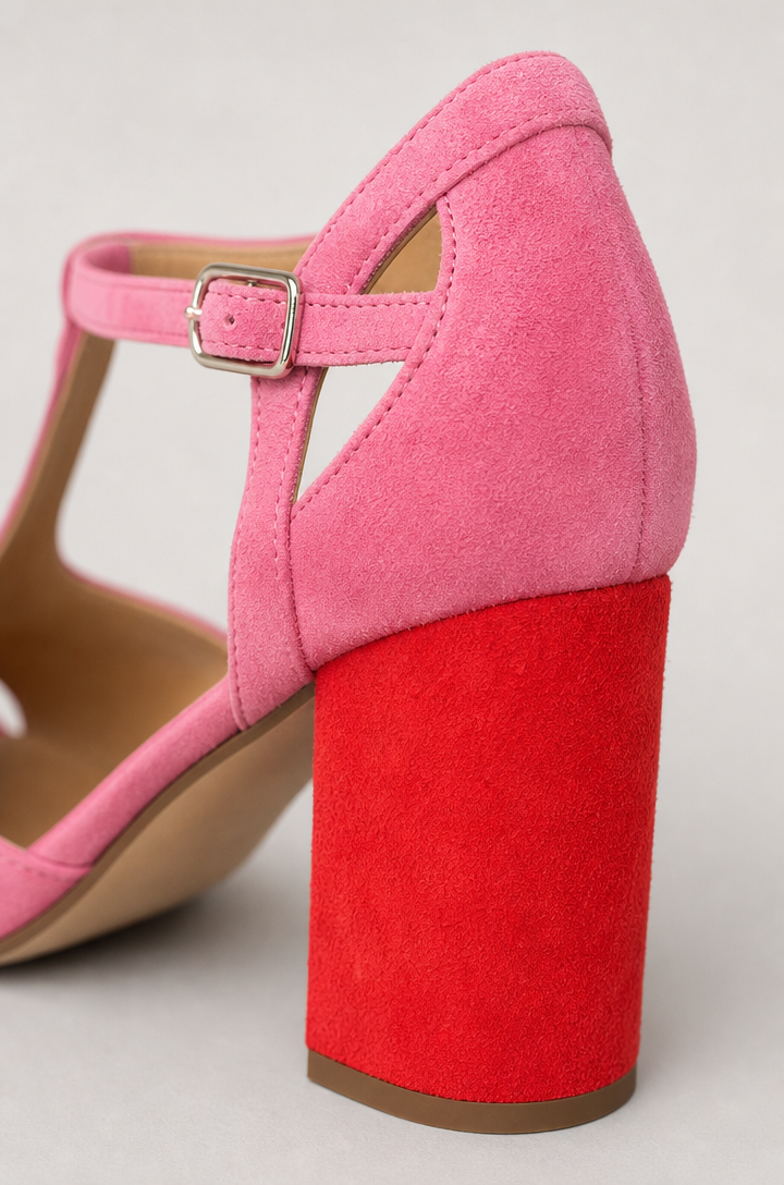 Elegant Women's Color T-Strap Pumps for Effortless Everyday Style and Comfort