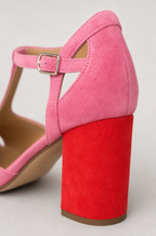 Elegant Women's Color T-Strap Pumps for Effortless Everyday Style and Comfort