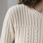 Comfortable Women's Cable Knit Pullover for Effortless Everyday Elegance
