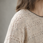 Stylish Women's Eyelet Stripe Pullover for Everyday Wear and Special Occasions