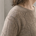 Comfortable Honeycomb Eyelet Pullover for Women with an Effortlessly Chic Style