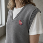 Stylish Women's V-Neck Knit Vest Designed for All-Day Comfort and Ease
